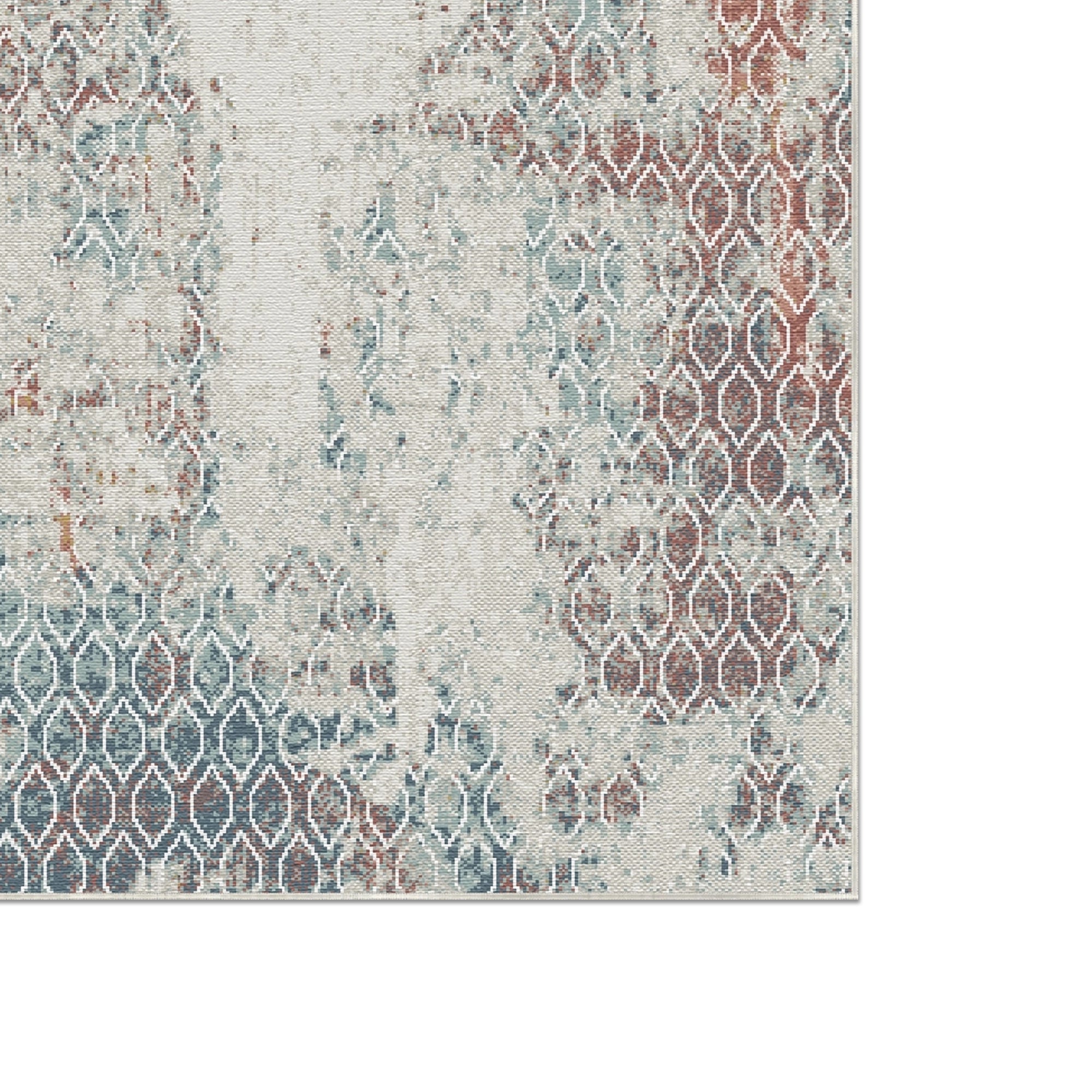 Terra Patina Eroded Lattice Rug
