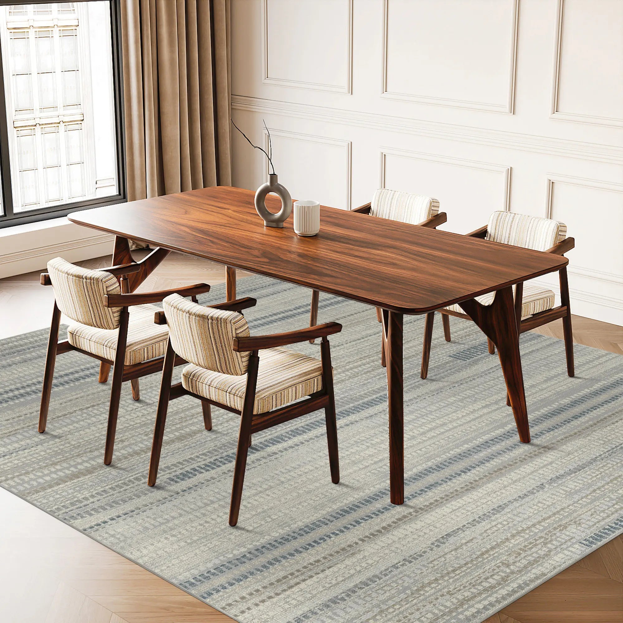 Stria Multi Minimalist Rug
