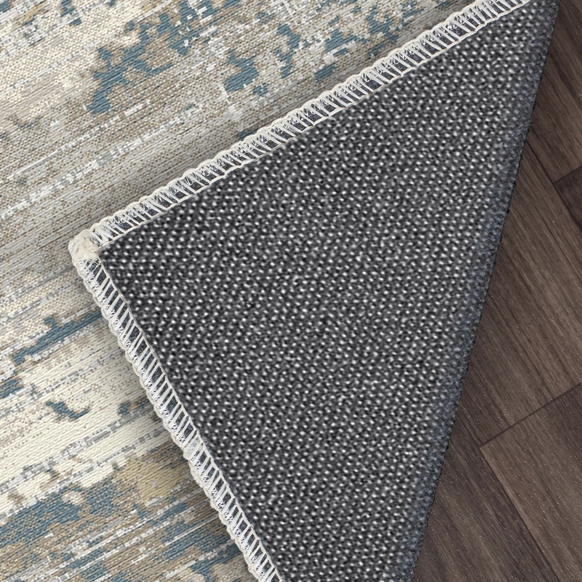 Azure Strata Distressed Rug