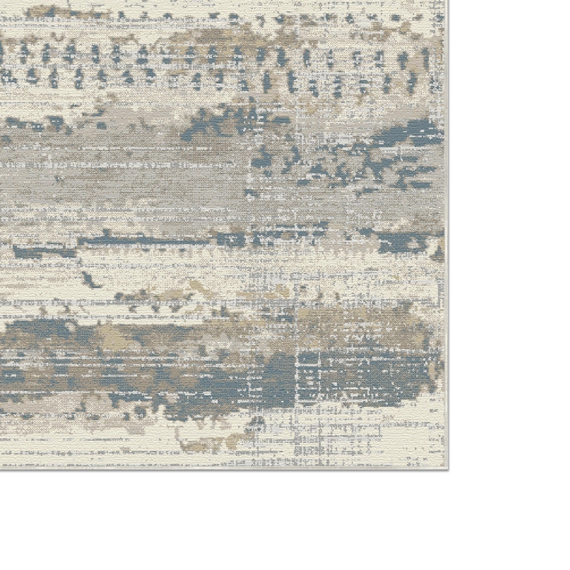 Azure Strata Distressed Rug