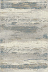 Azure Strata Distressed Rug Steel Blue