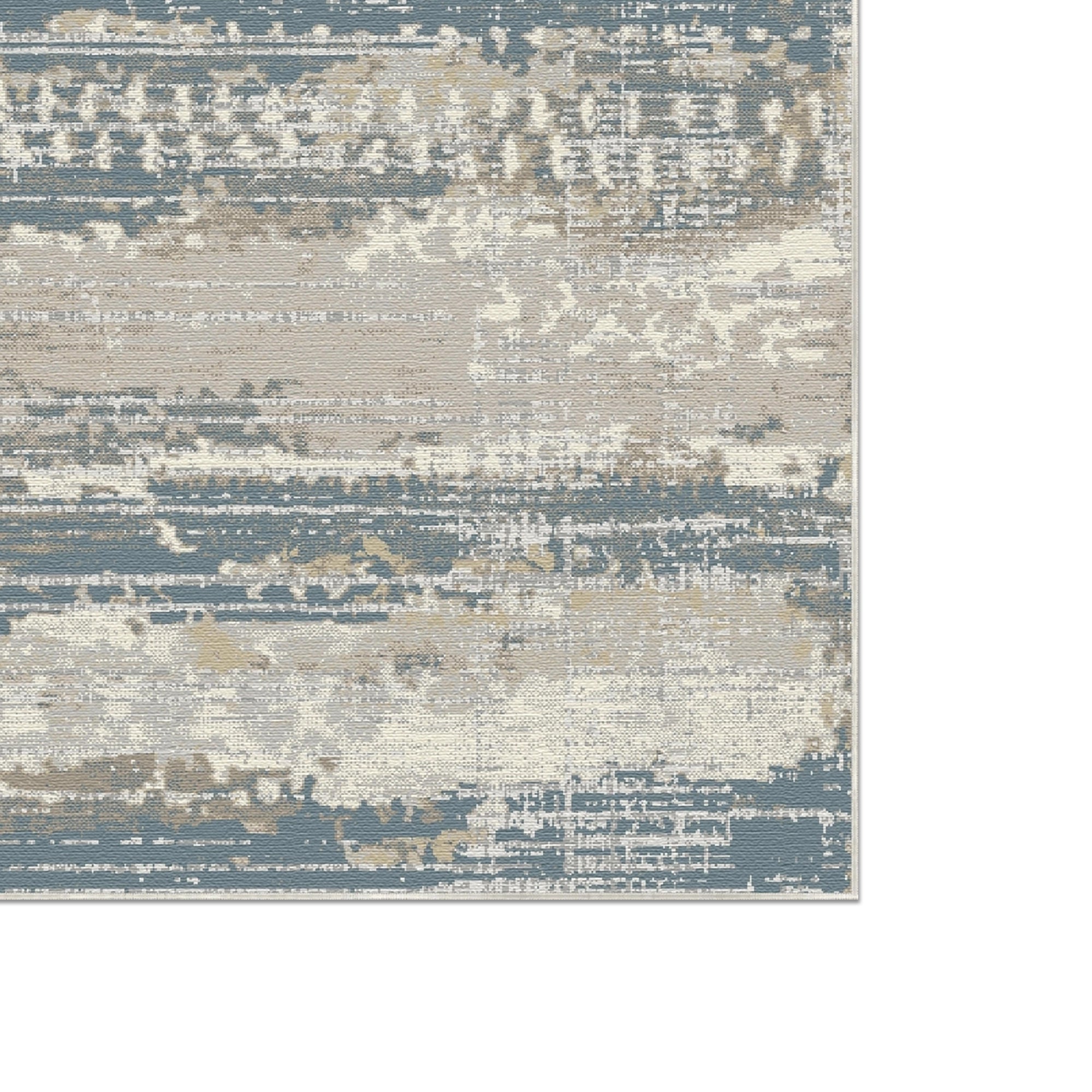 Denim Strata Distressed Rug