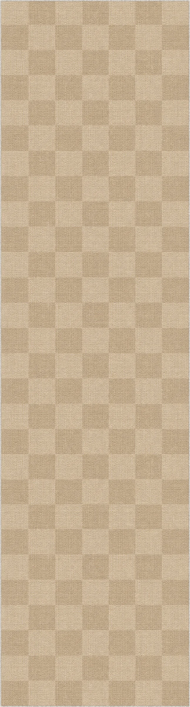 Tappeto moderno effetto juta a quadri