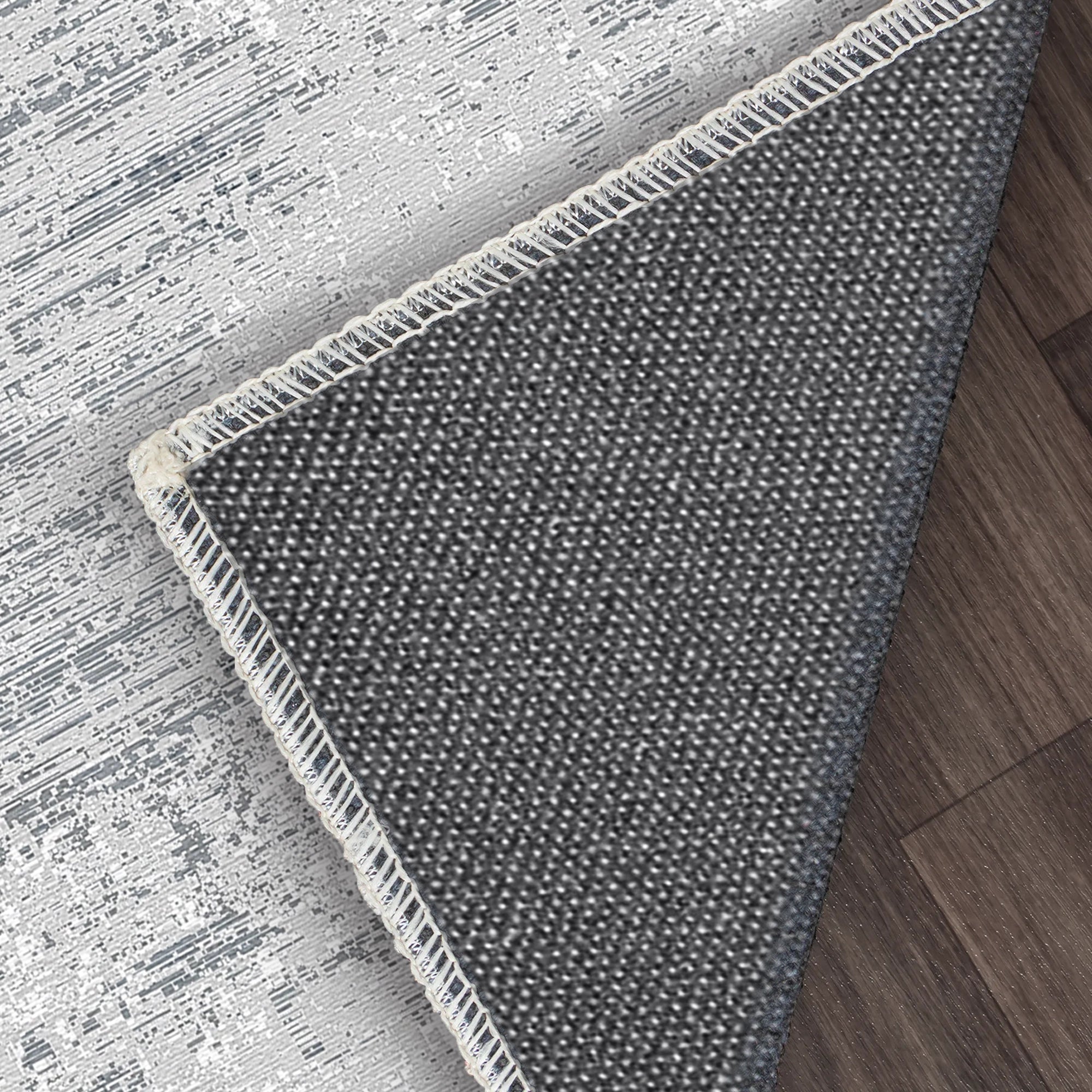 Arctic Stone Washable Abstract Rug