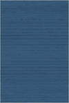 Azure Horizon Textured Washable Rug Navy Blue