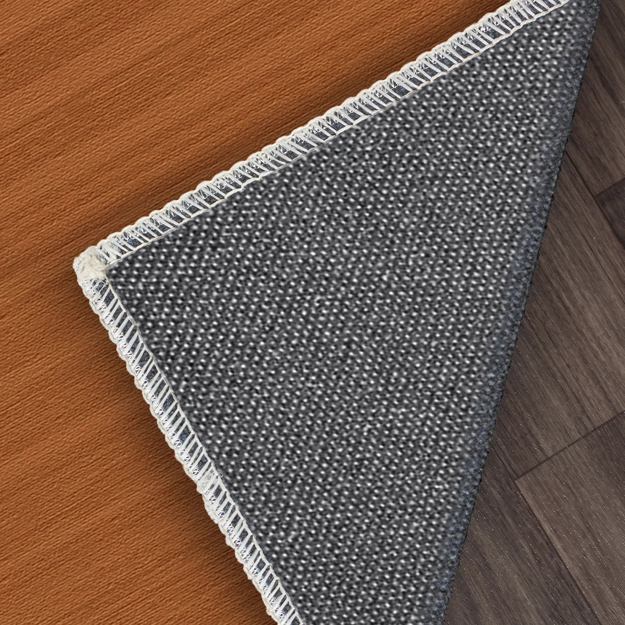 Amber Earth Linear Textured Rug