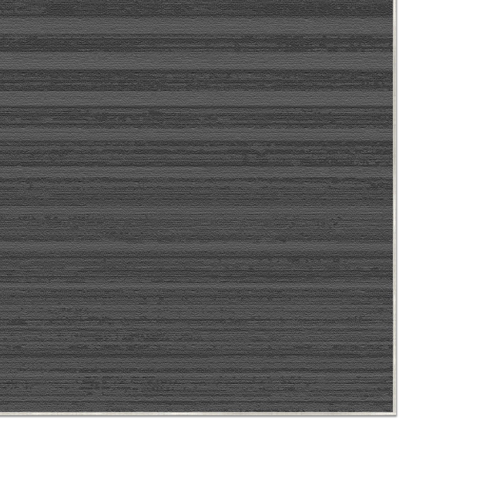Shadow Onyx Linear Textured Rug