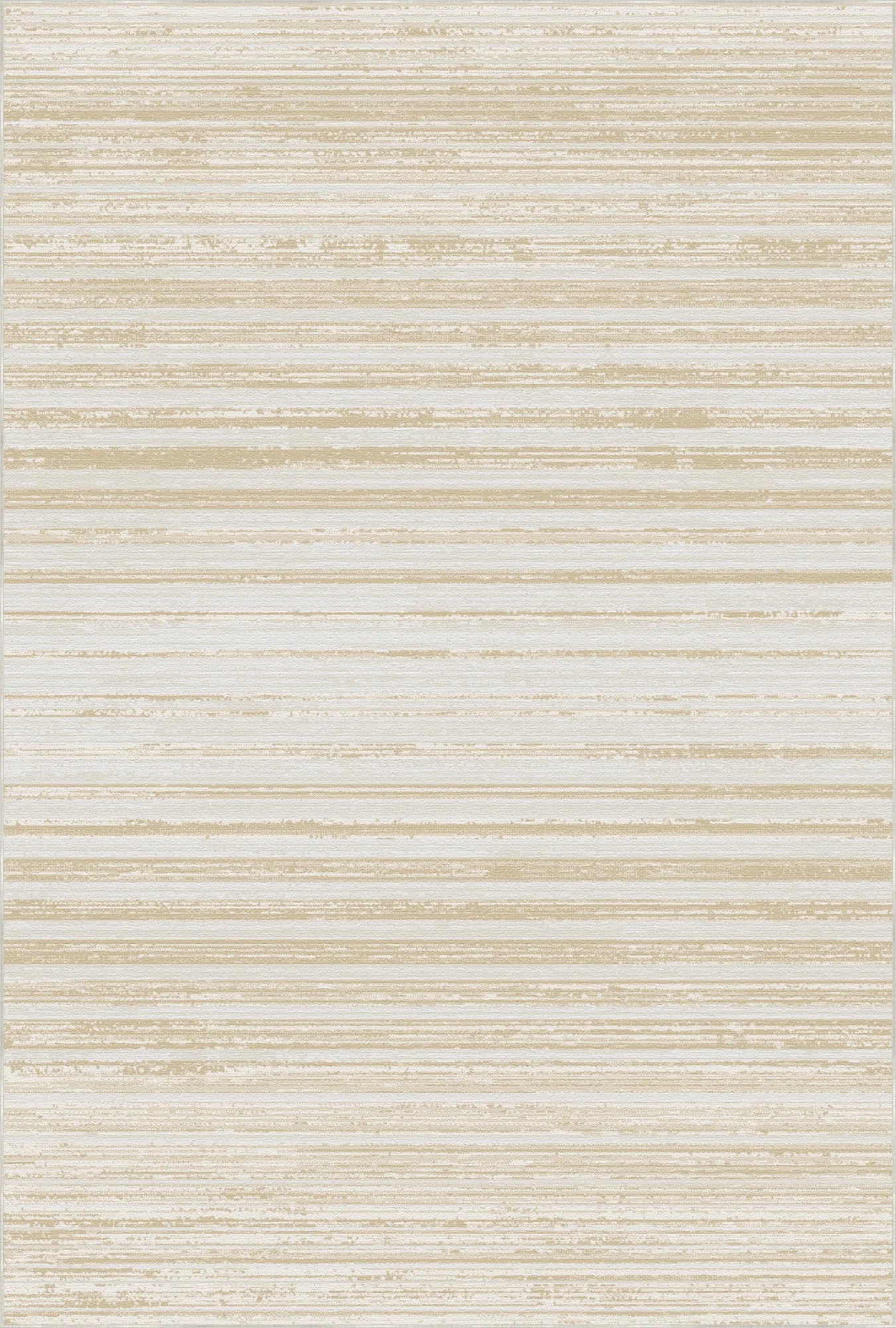 Sandstone Beige Linear Textured Rug