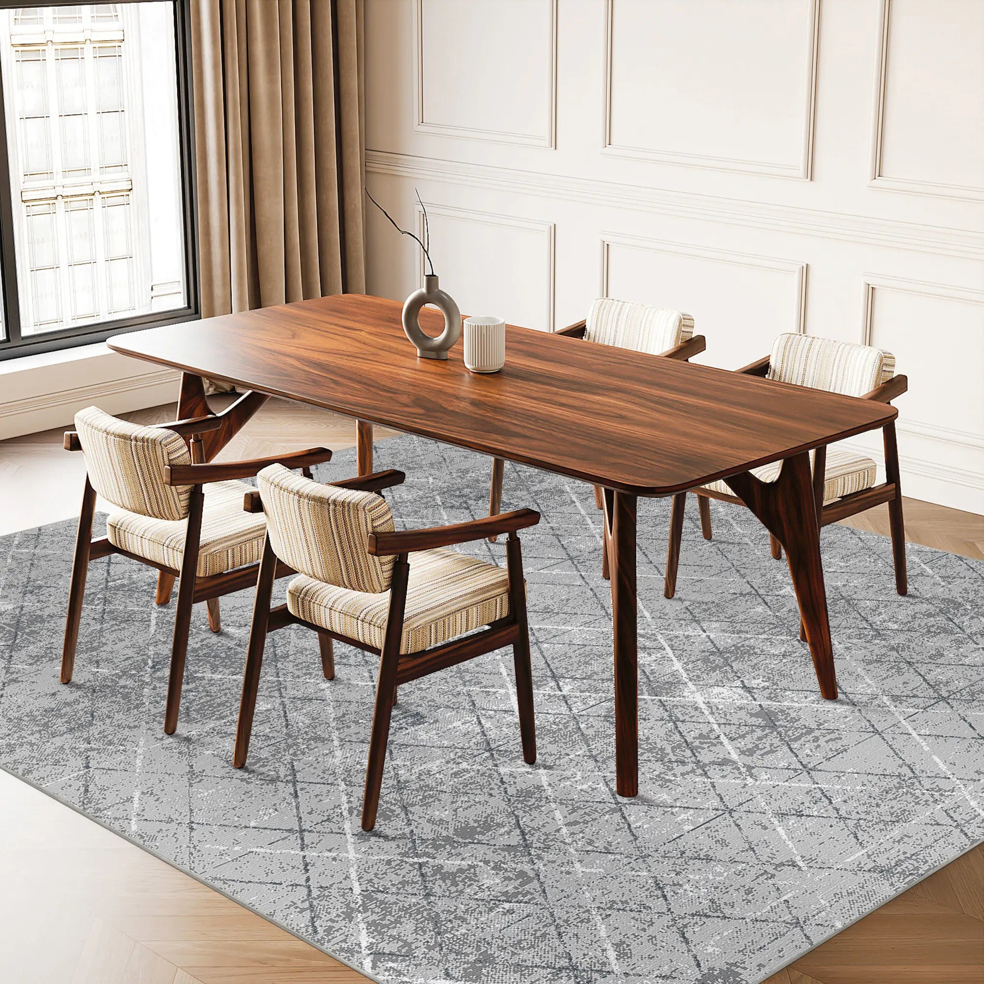 Diamond Frost Distressed Rug