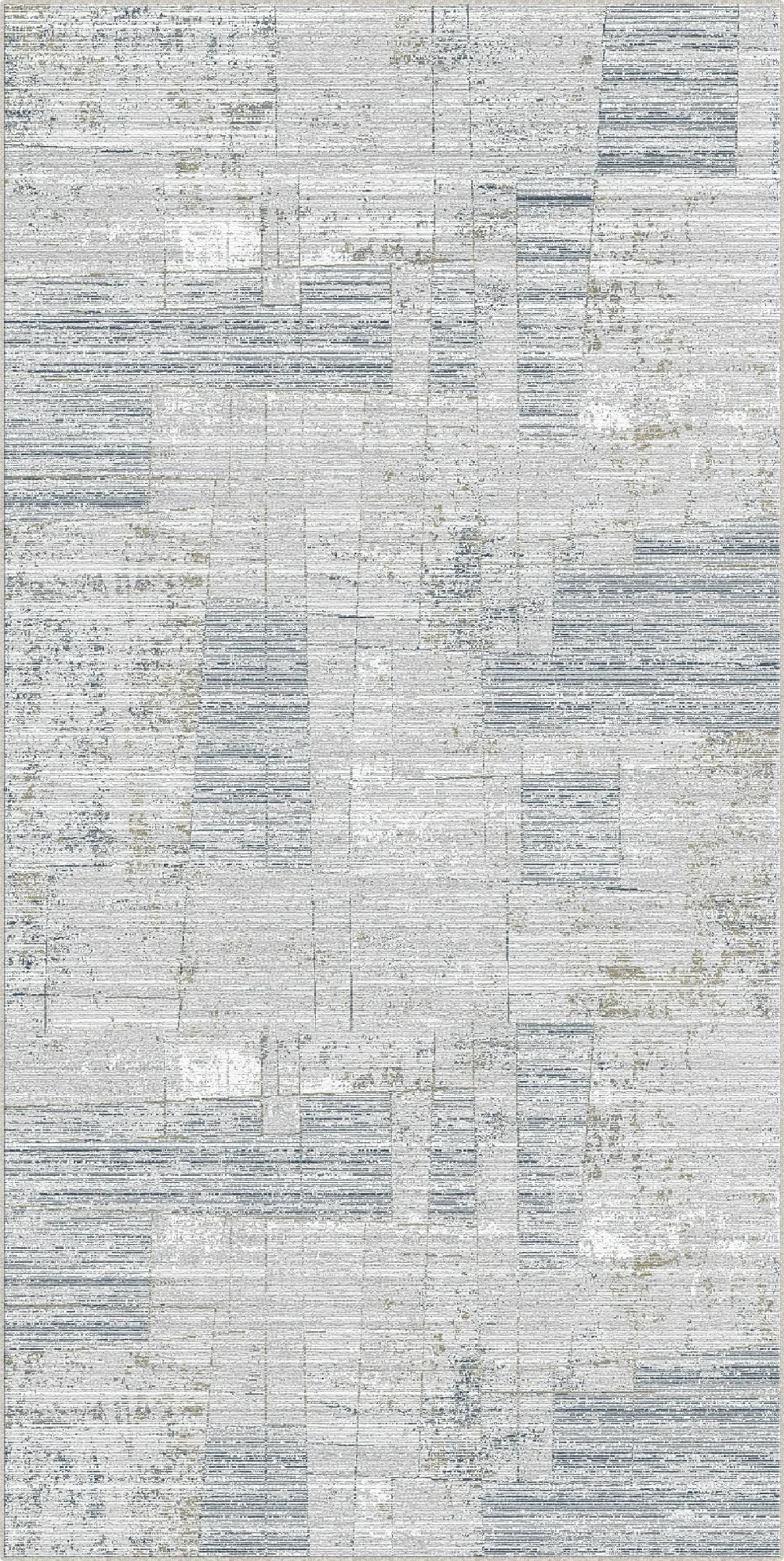 Tappeto Astratto Lineare Griglia Oceanica