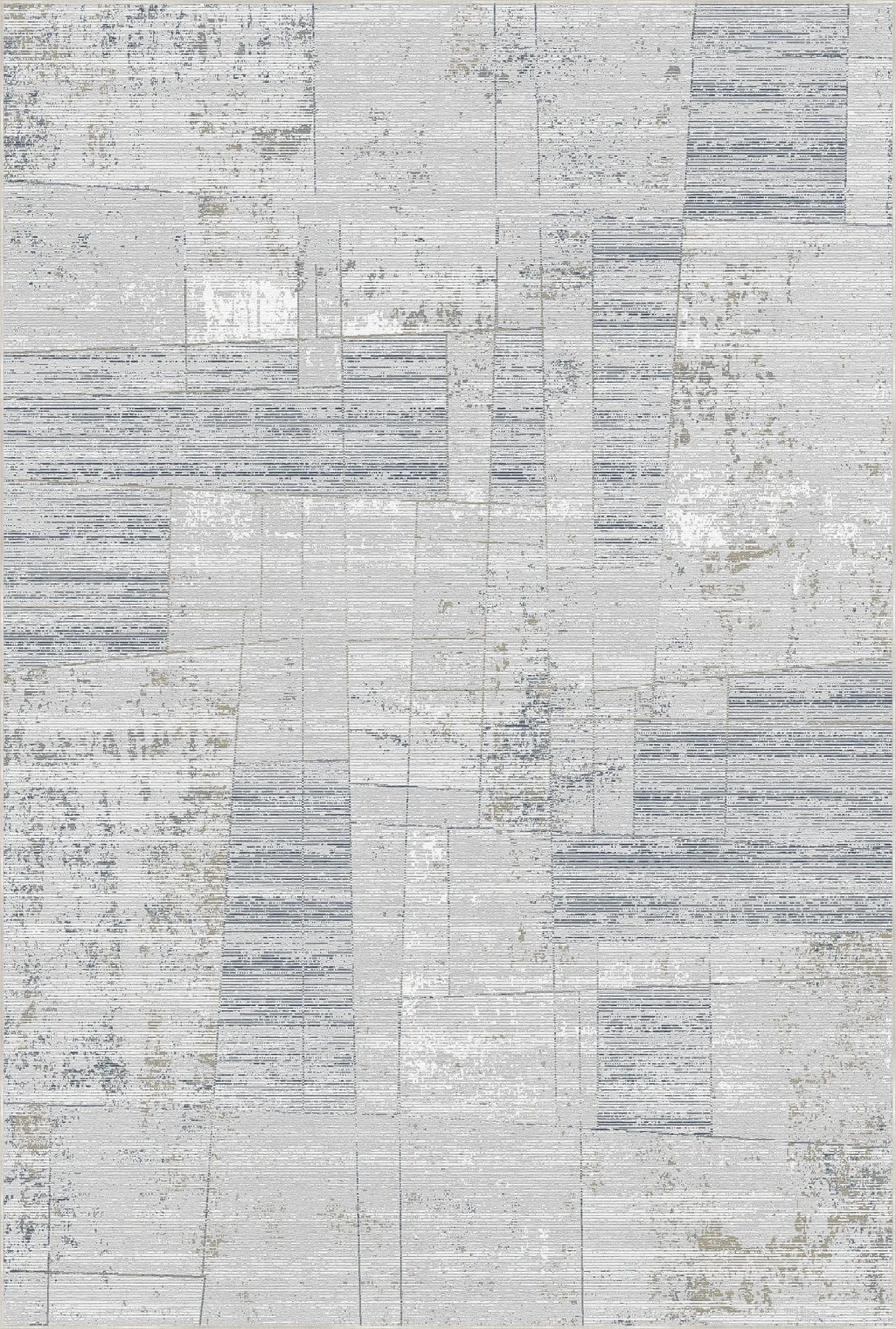 Oceanic Grid Linear Abstract Rug