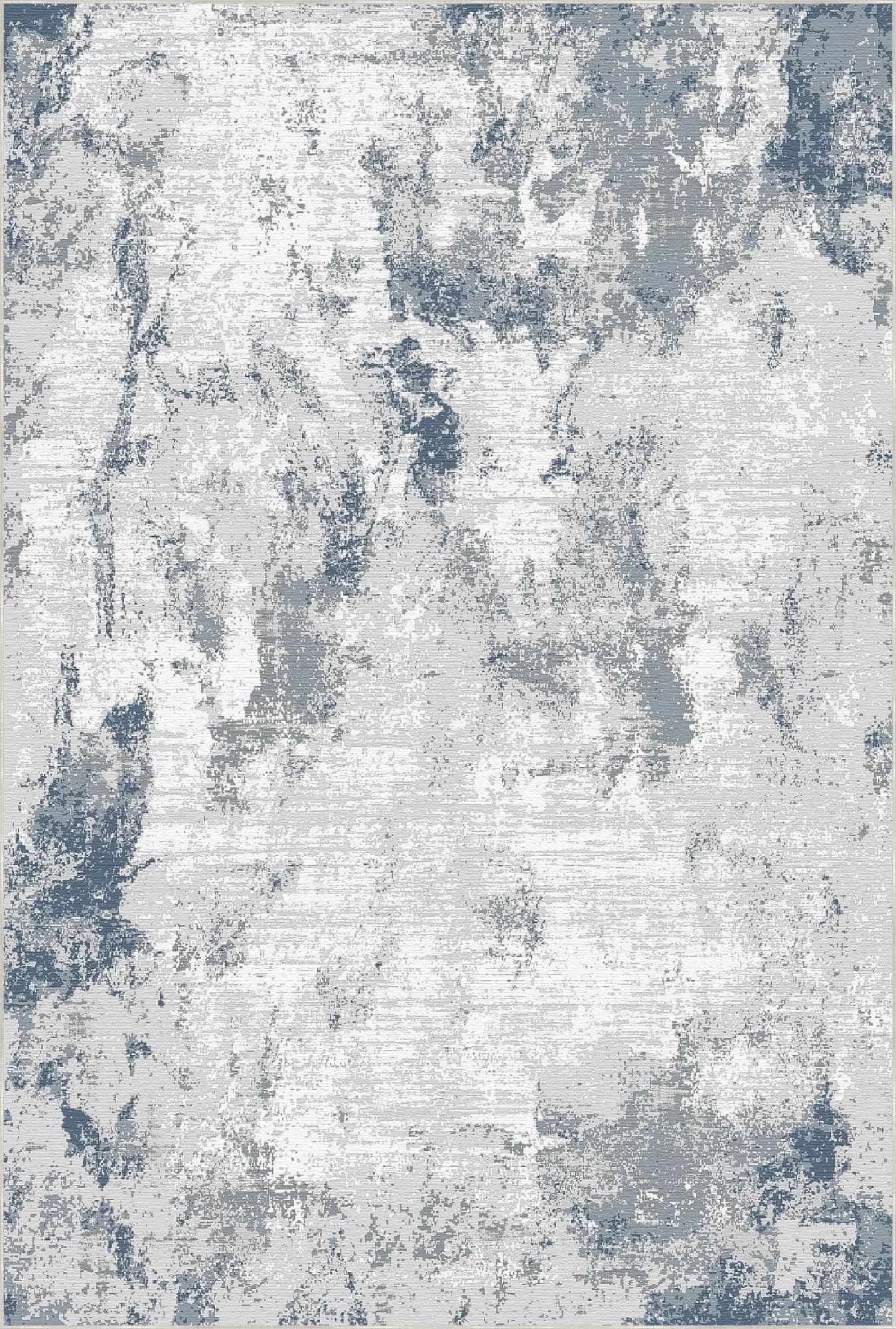 Celestial Mist Distressed Abstract Rug
