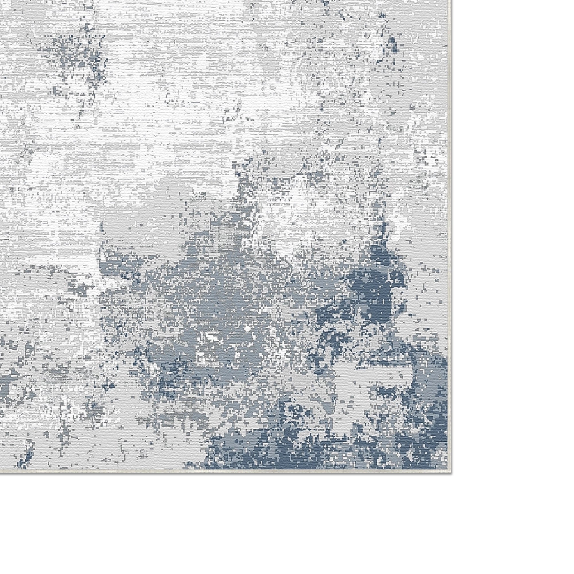 Celestial Mist Distressed Abstract Rug