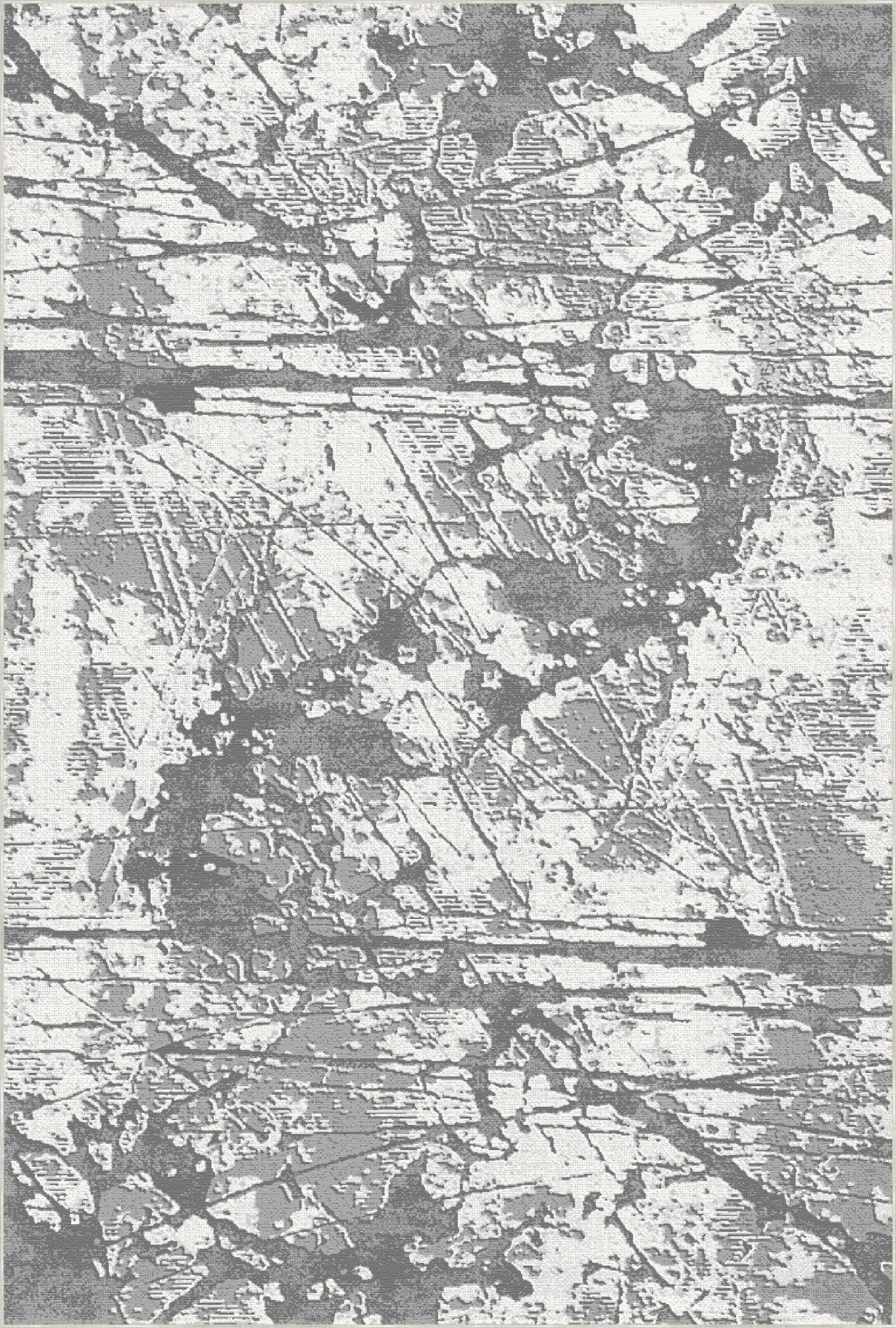 Slate Fracture Distressed Abstract Rug