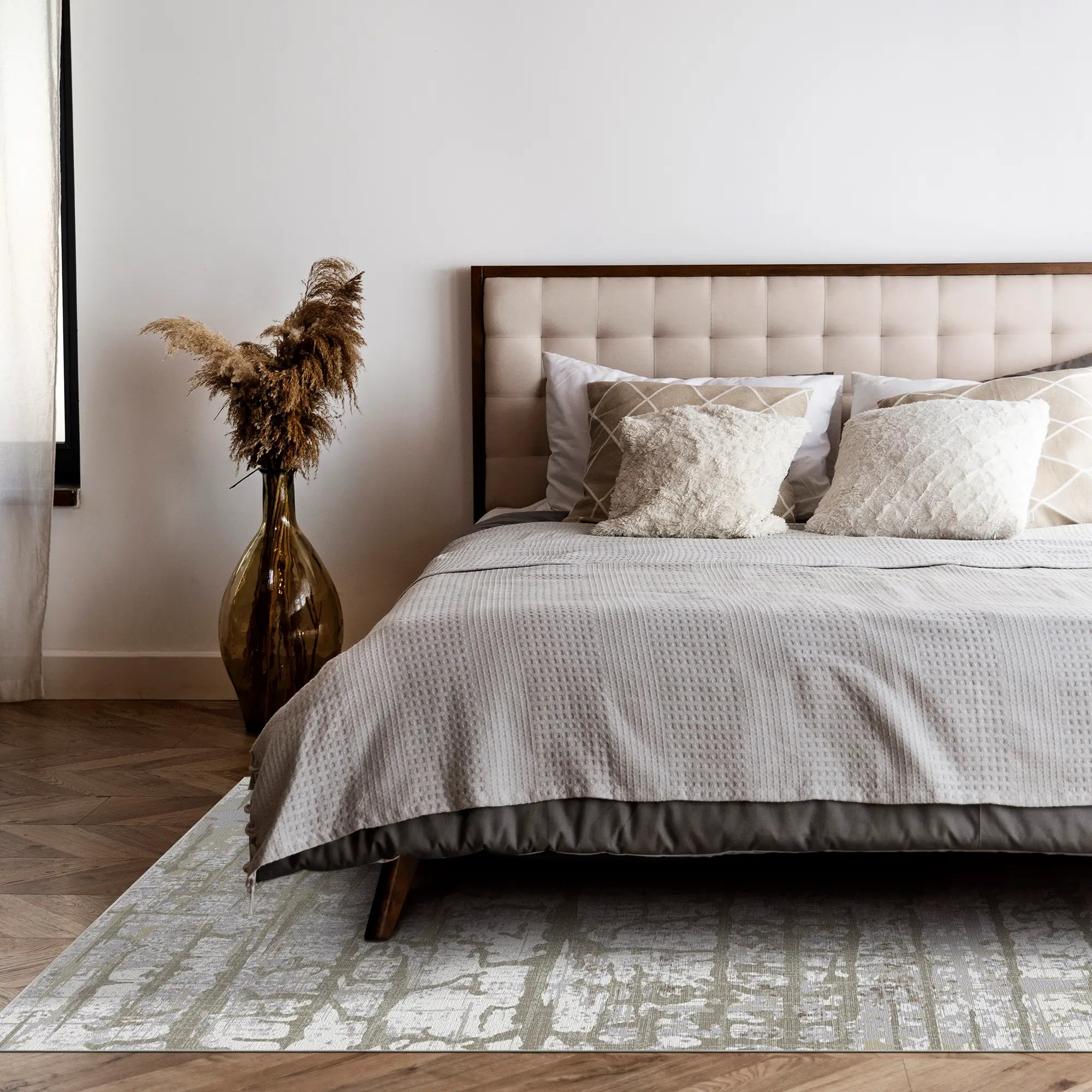 Sandstone Slate Distressed Abstract Rug