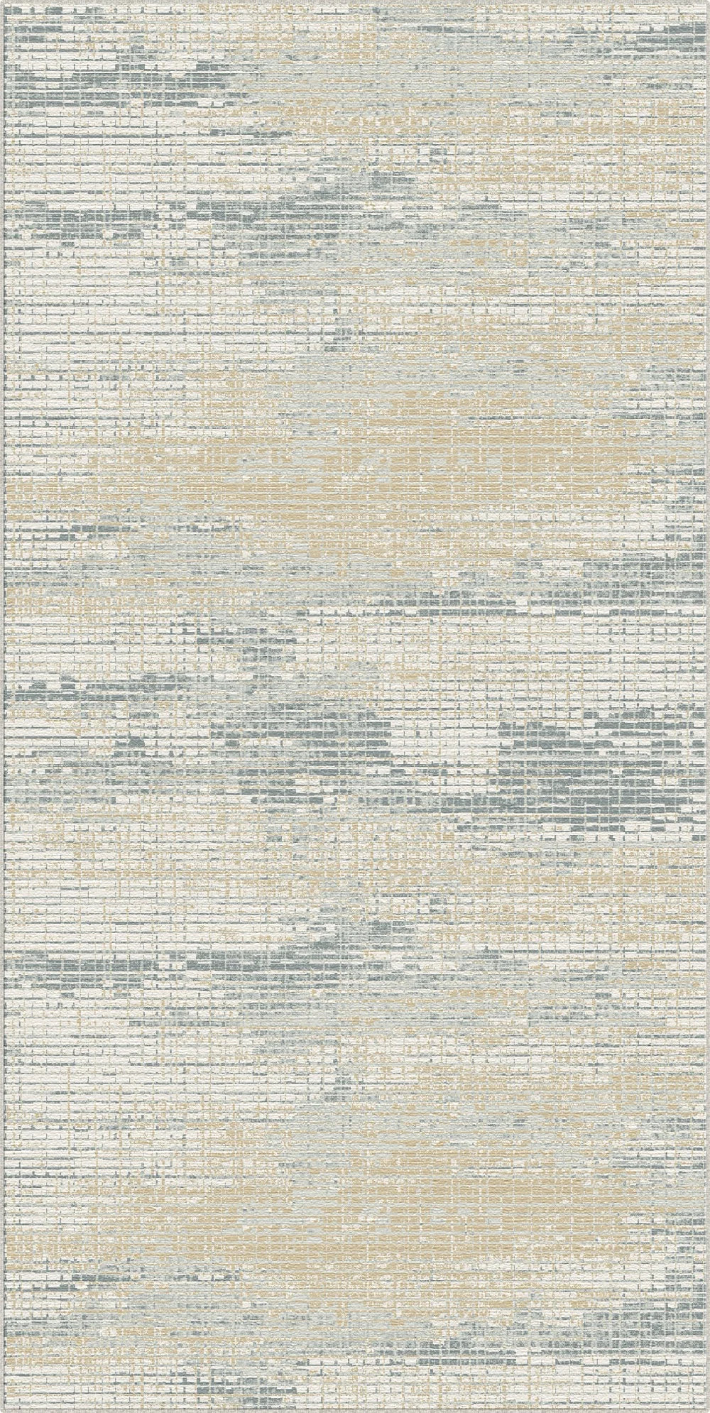 Tappeto Astratto Mosaico Taupe Artico