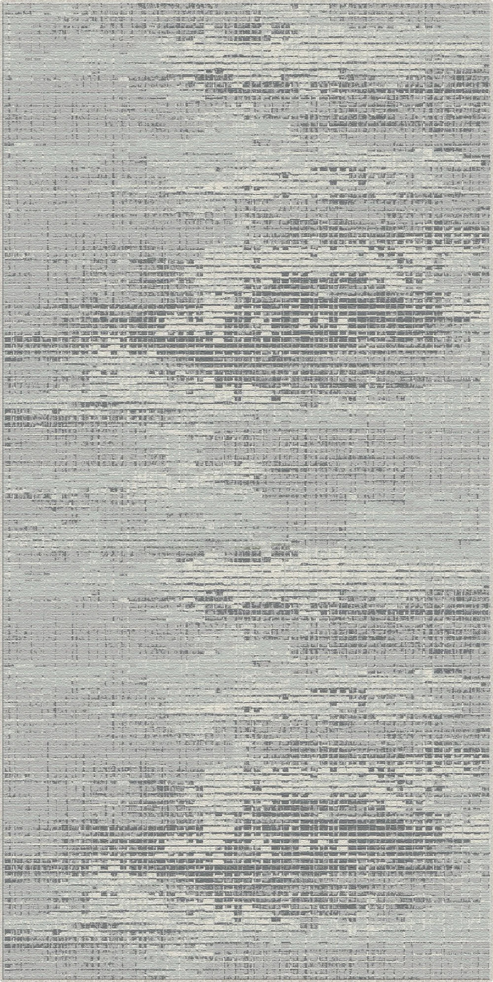 Tappeto Astratto a Mosaico Matrice Grafite