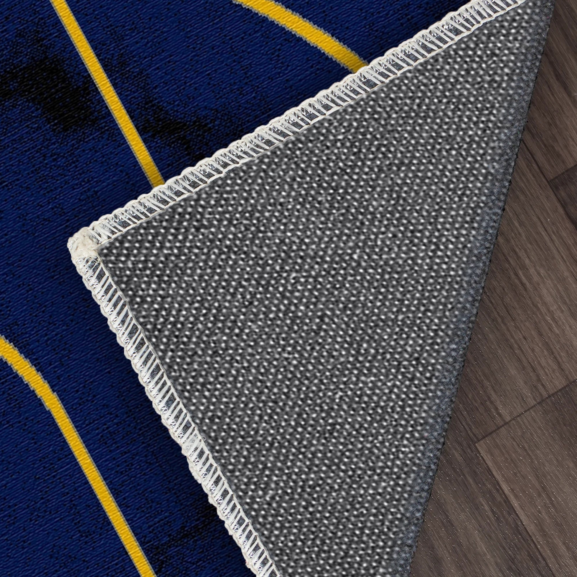 Sapphire Arches Gold Geometric Rug
