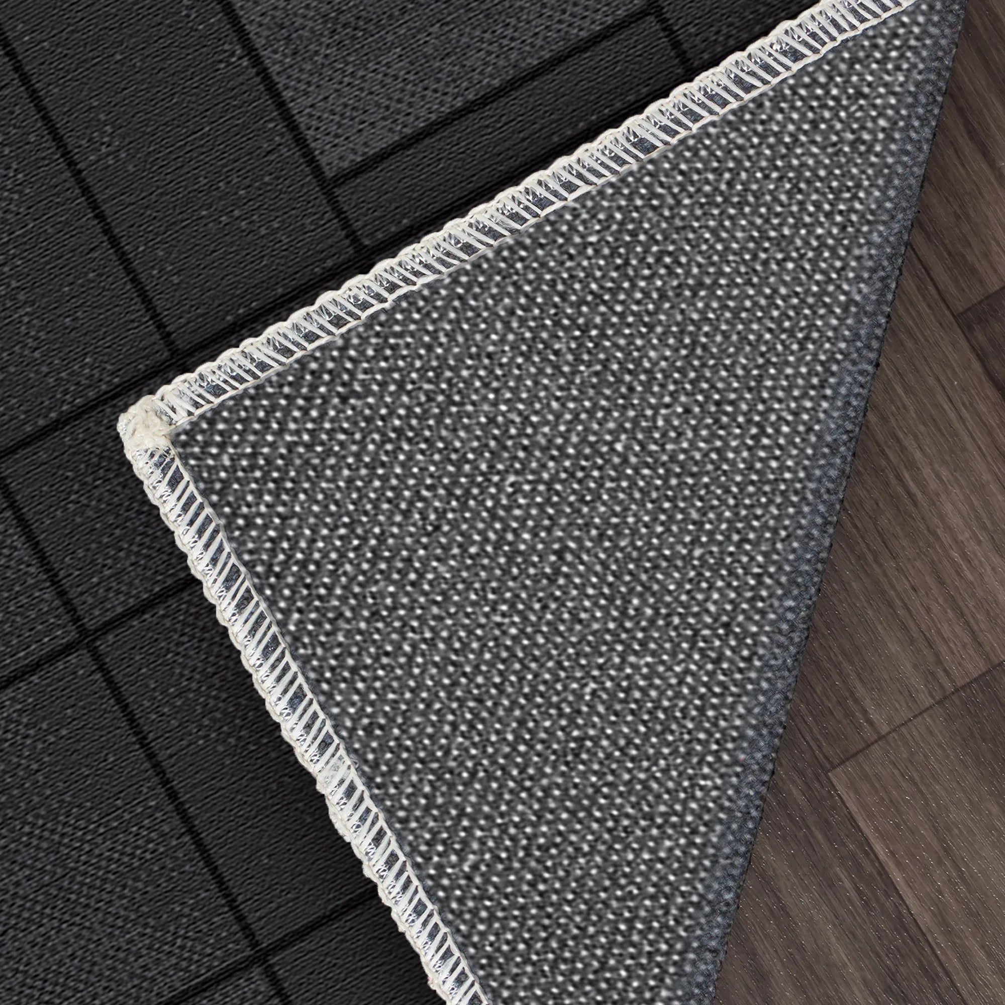 Cyber Axis Midnight & Volt Rug