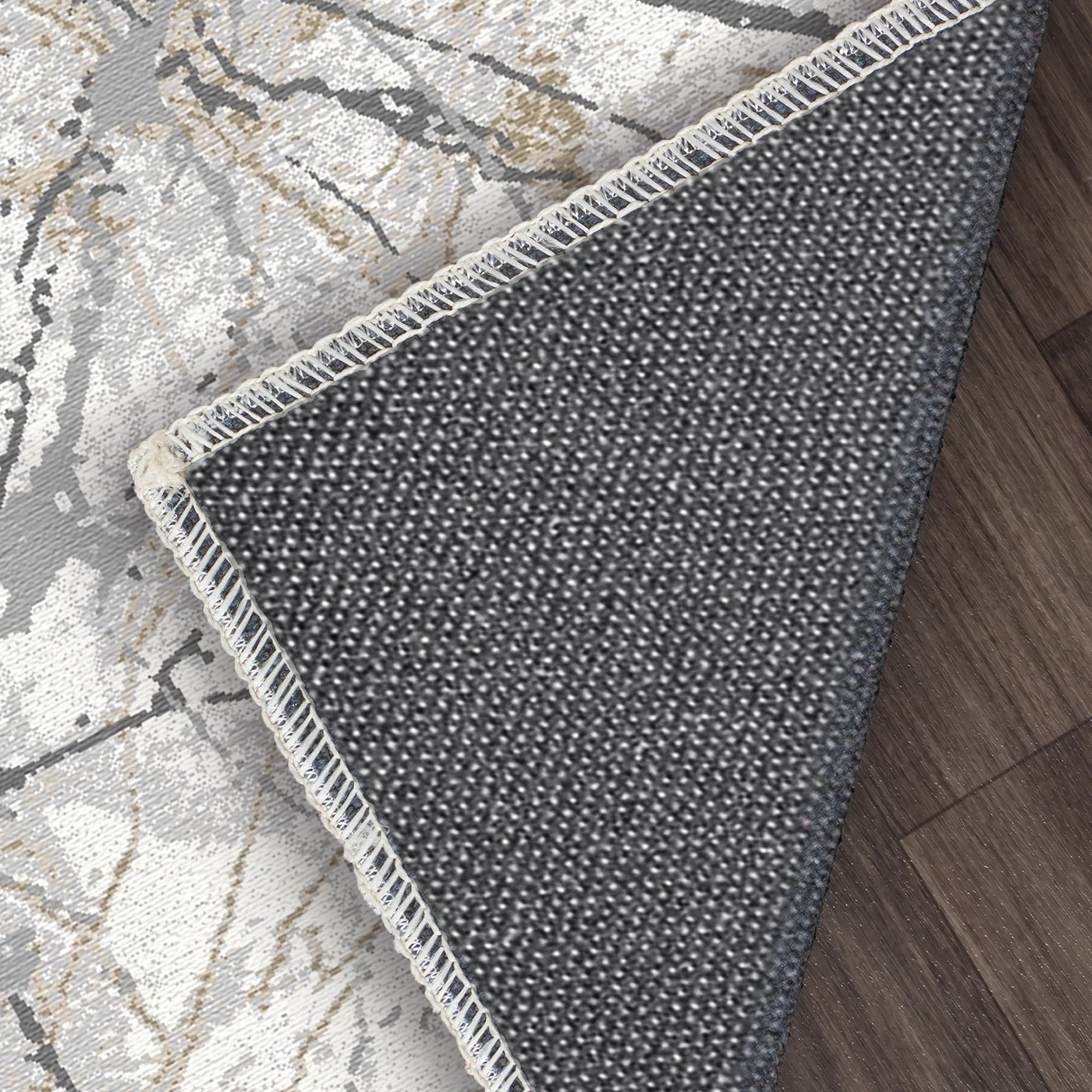 Stellar Fractured Marble Abstract Rug