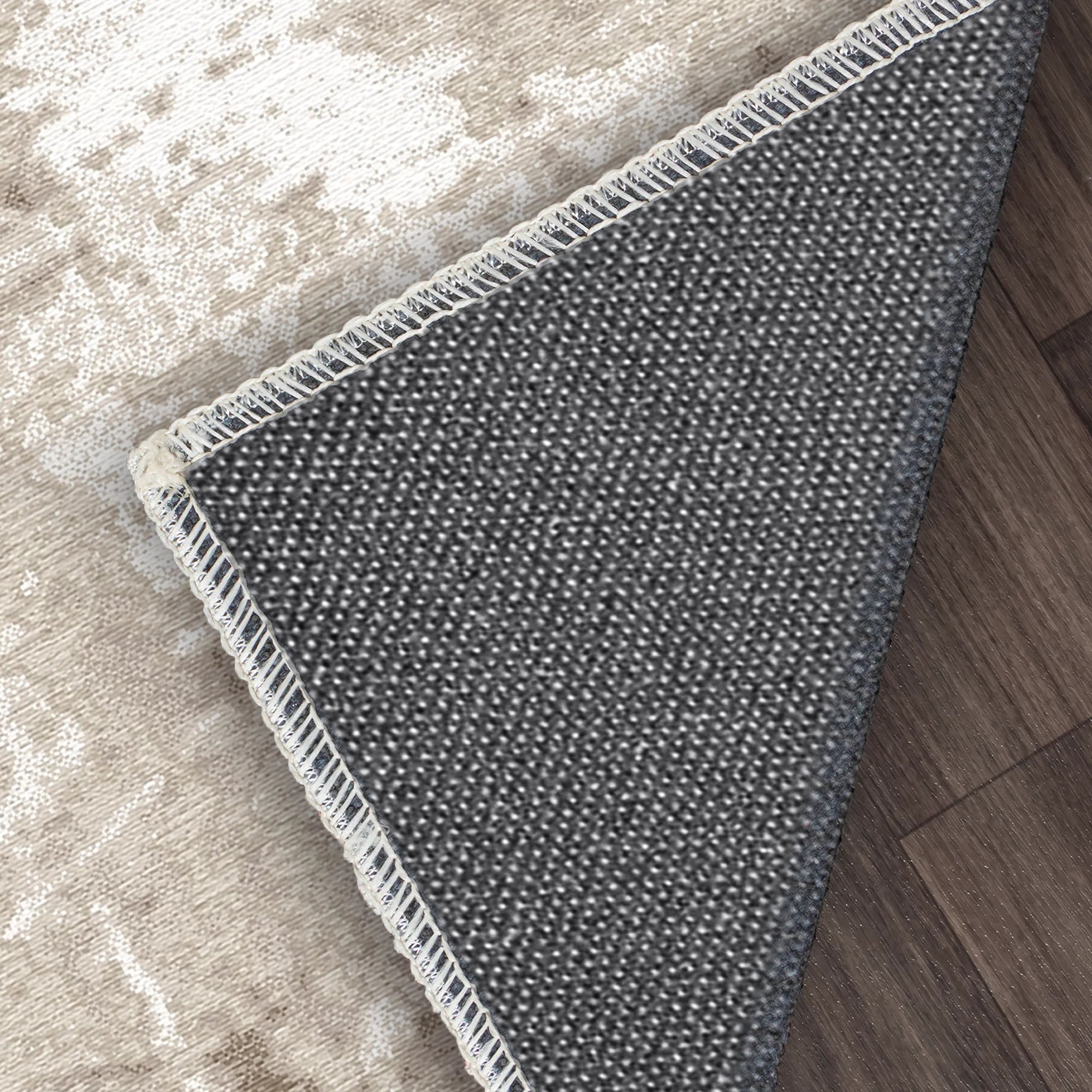 Antique Cloud Beige Abstract Rug