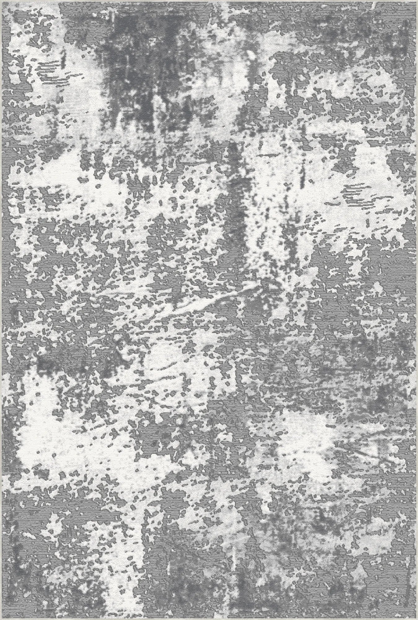 Slate Cloud Patina Abstract Rug