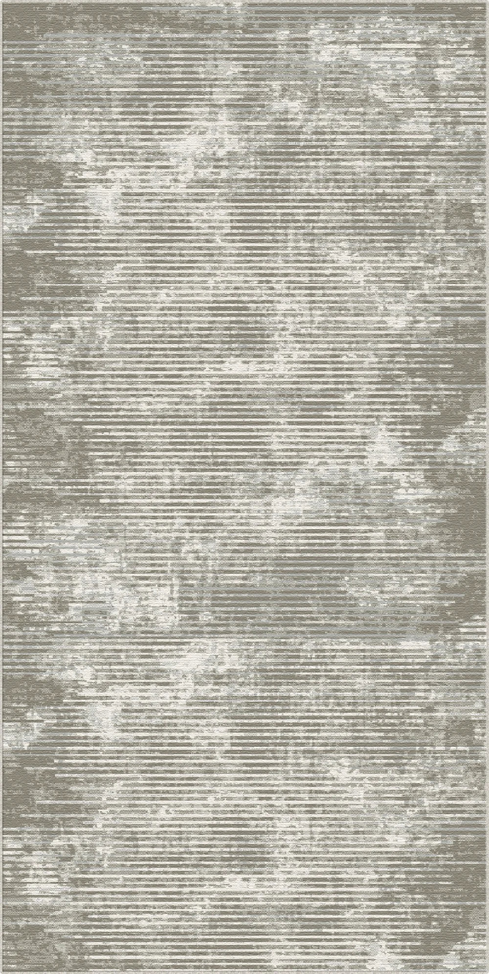 Tappeto Lineare Glitch Orizzonte Taupe