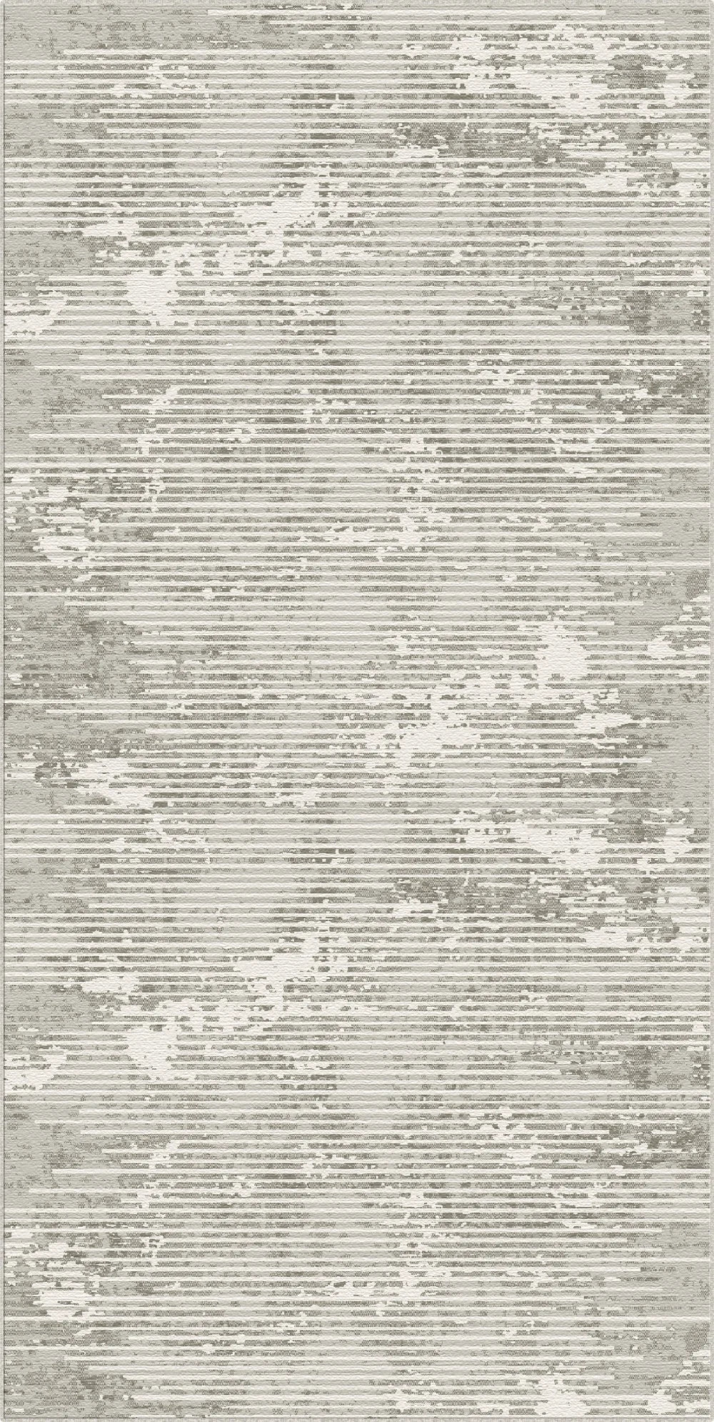 Tappeto Lineare Glitch Orizzonte Avorio