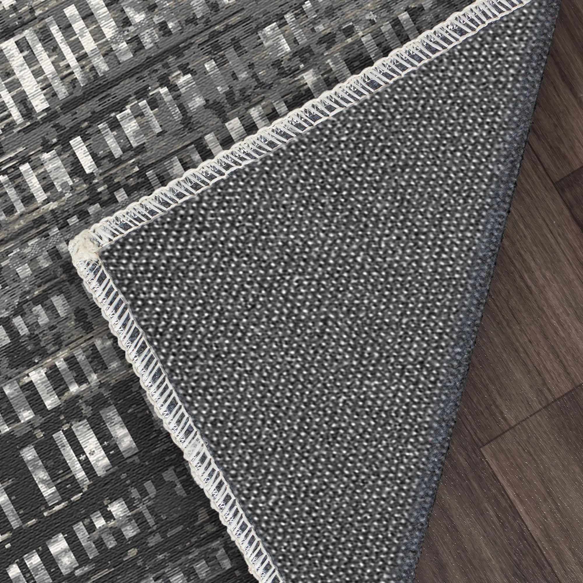 Slate Signal Digital Glitch Rug