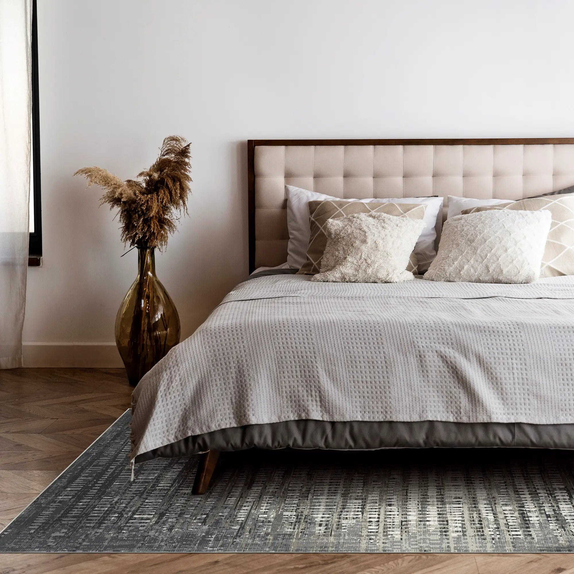 Slate Signal Digital Glitch Rug