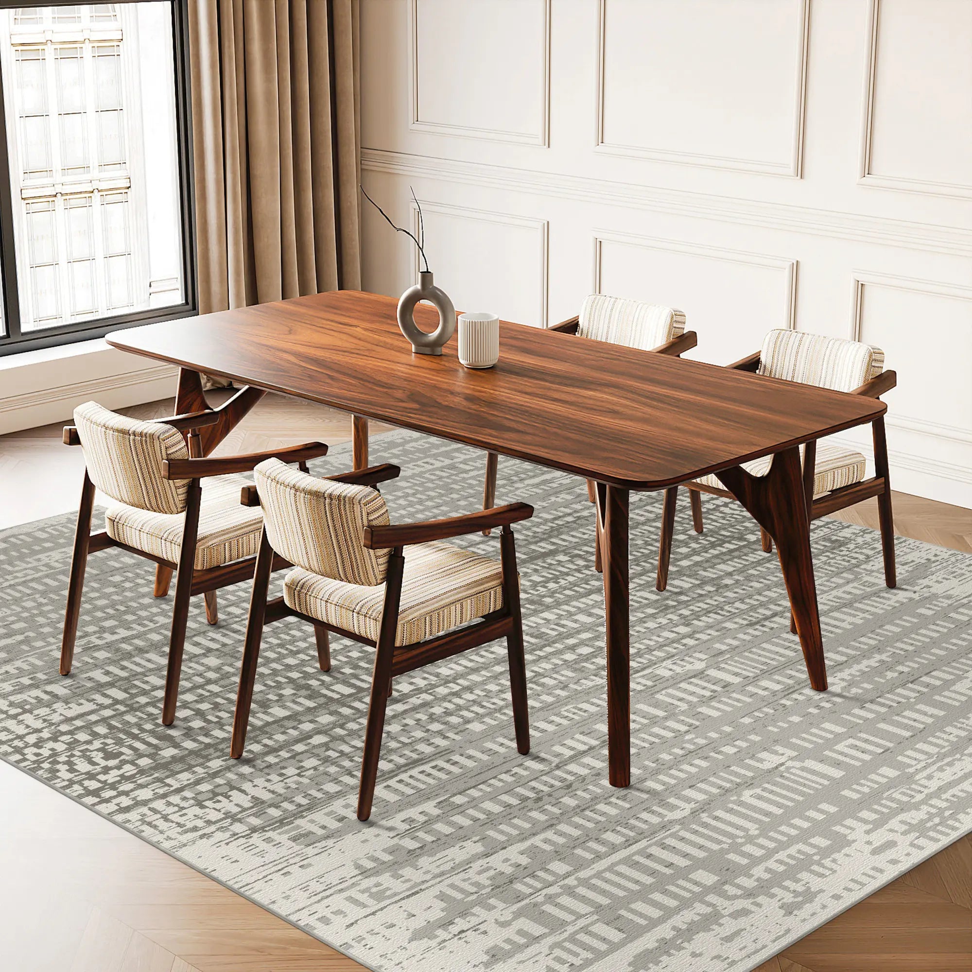 Lumina Signal Digital Glitch Rug