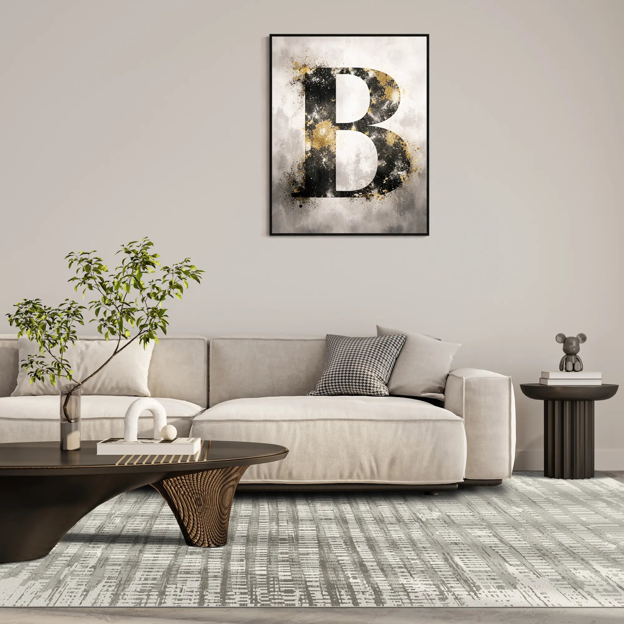 Lumina Signal Digital Glitch Rug