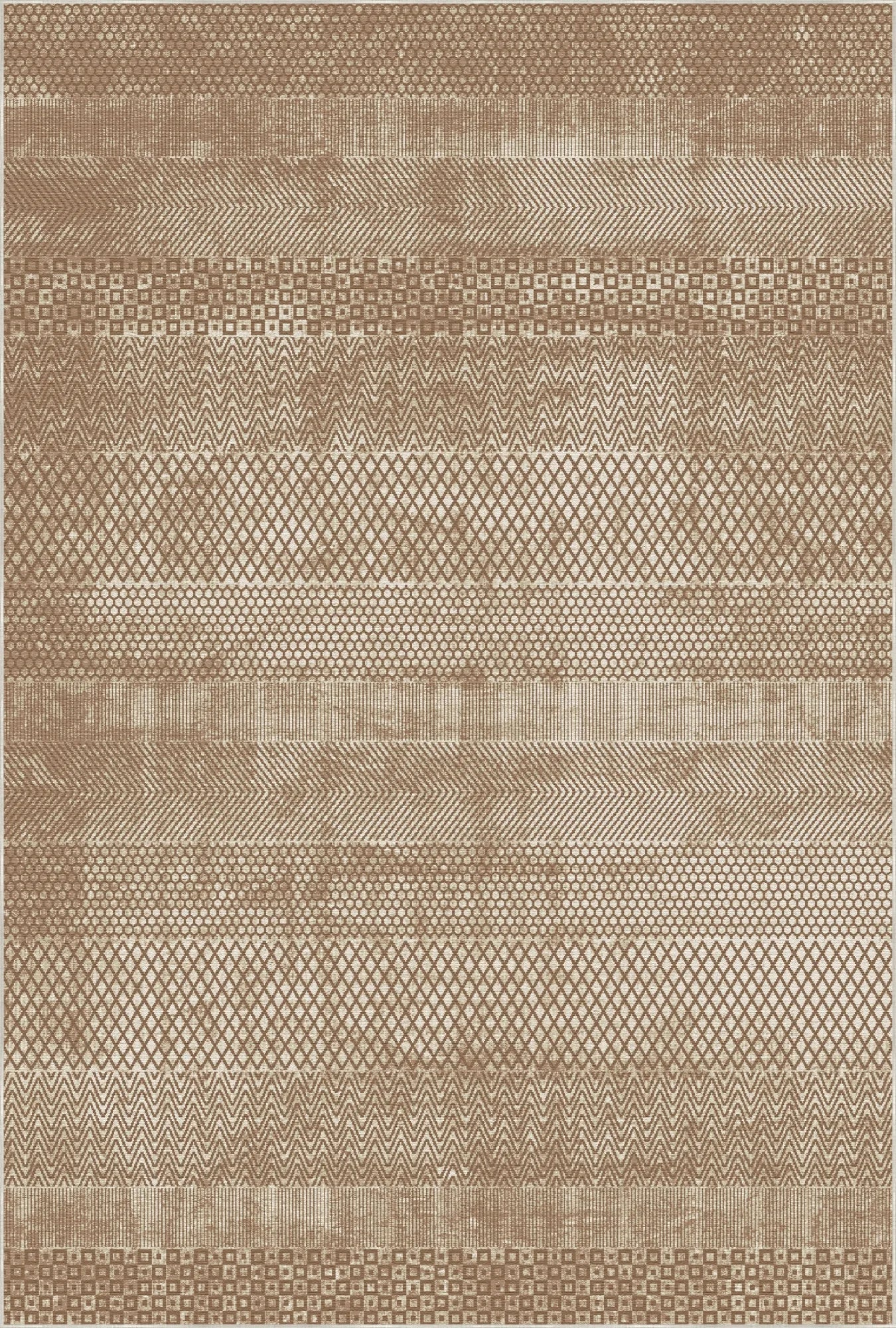 Terra Canyon Banded Geometric Rug