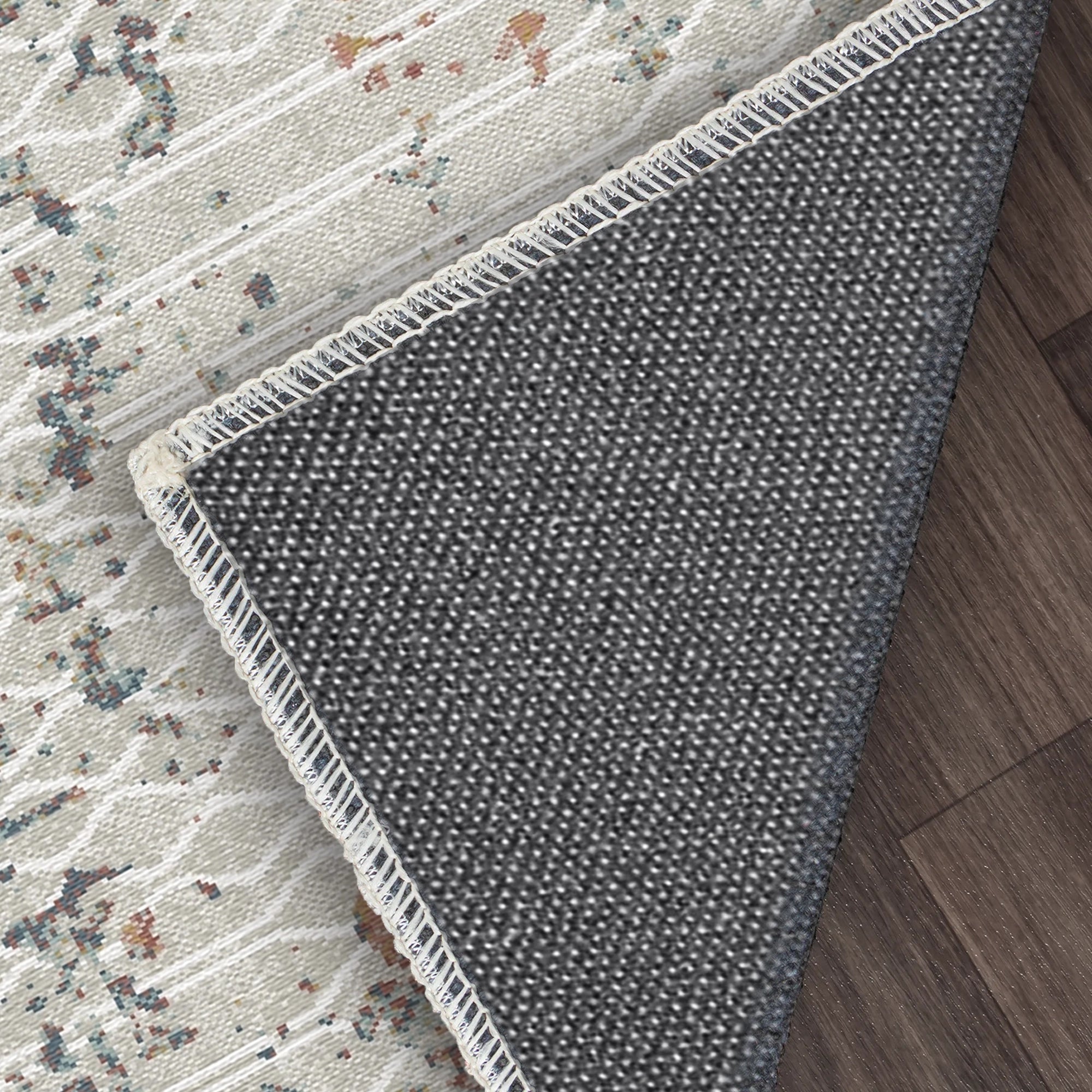 Rust & Slate Fragment Abstract Rug