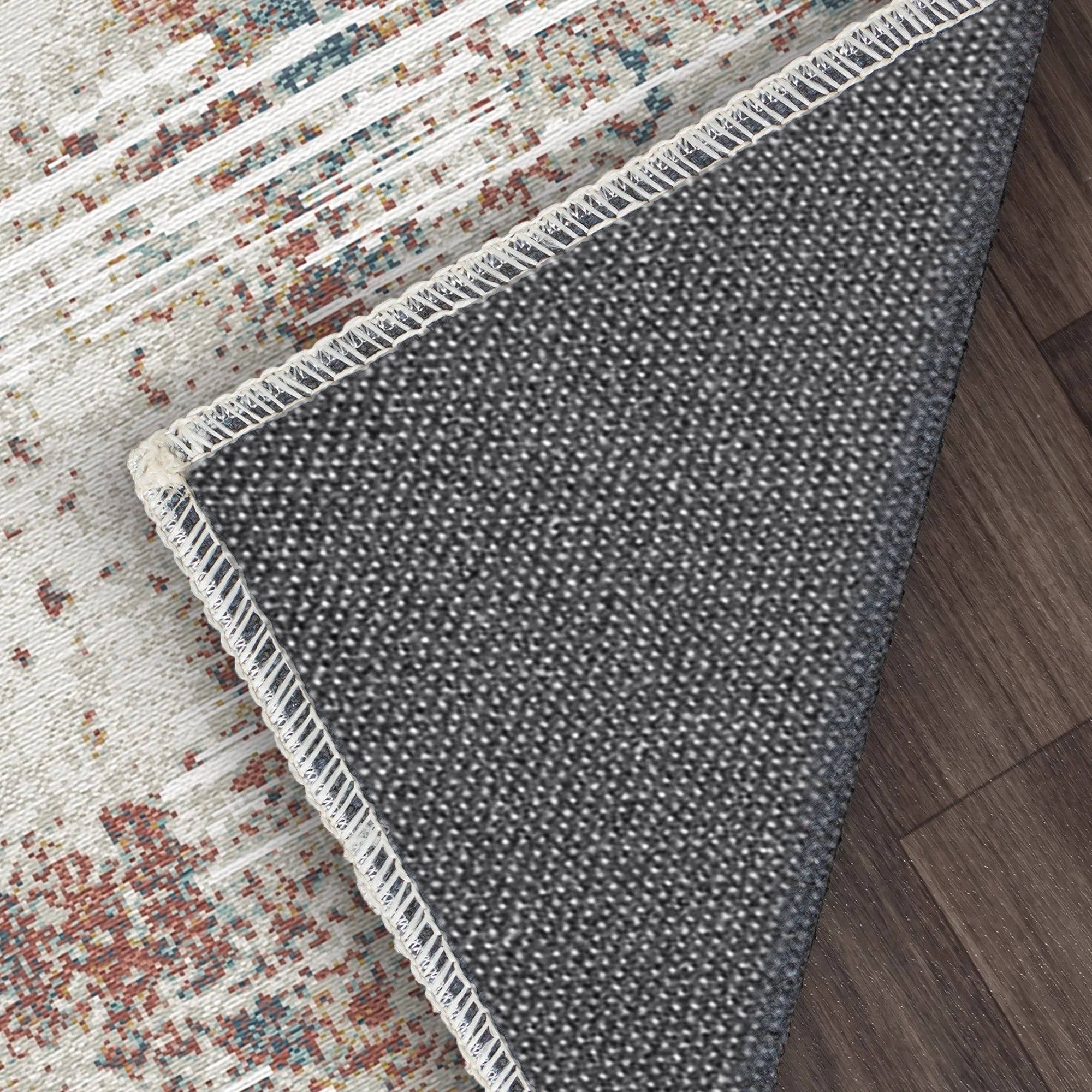 Copper Tide Industrial Abstract Rug