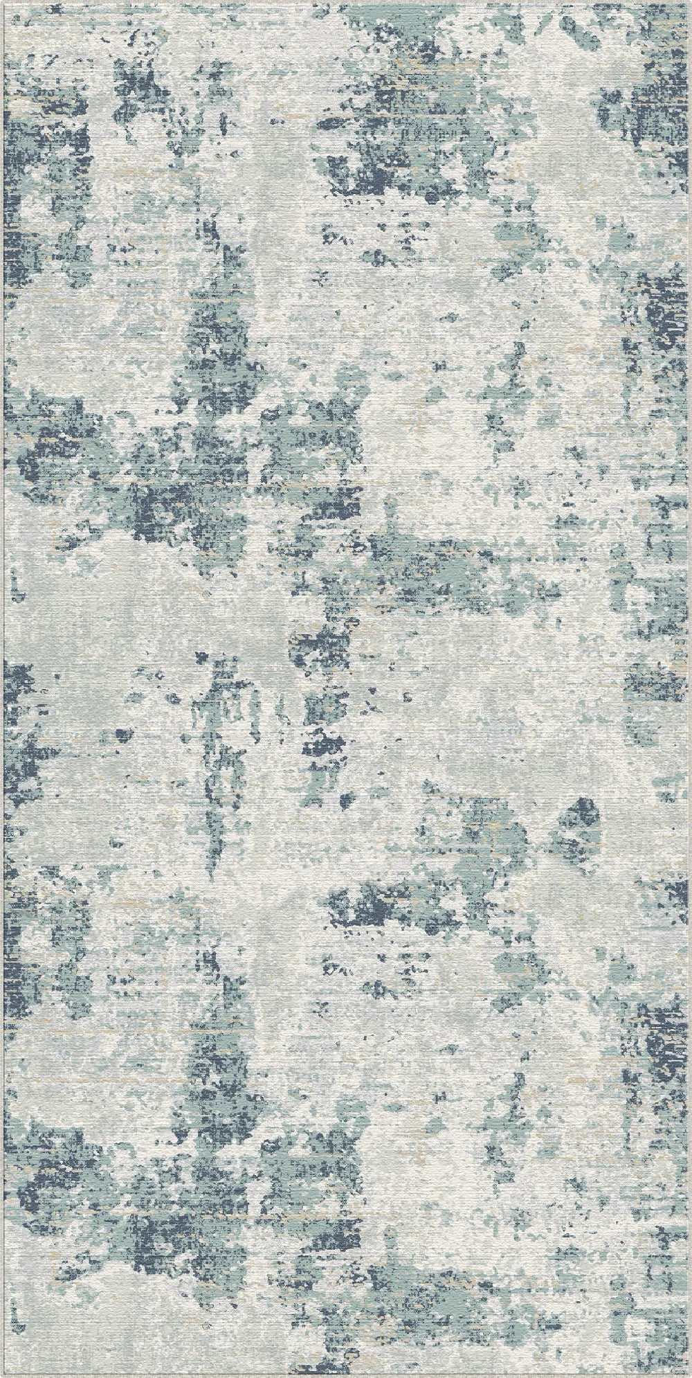 Tappeto Astratto Distressed Marea Artica
