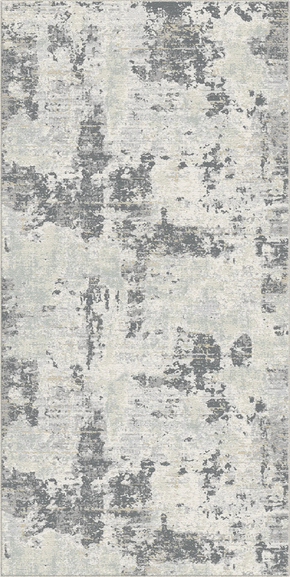 Tappeto Astratto Distressed Deriva Grafite