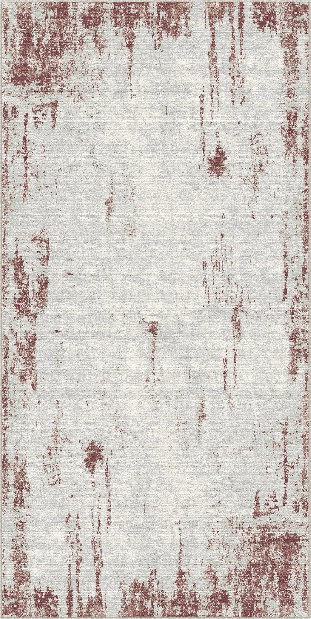 Tappeto Industriale Distressed Deriva Merlot