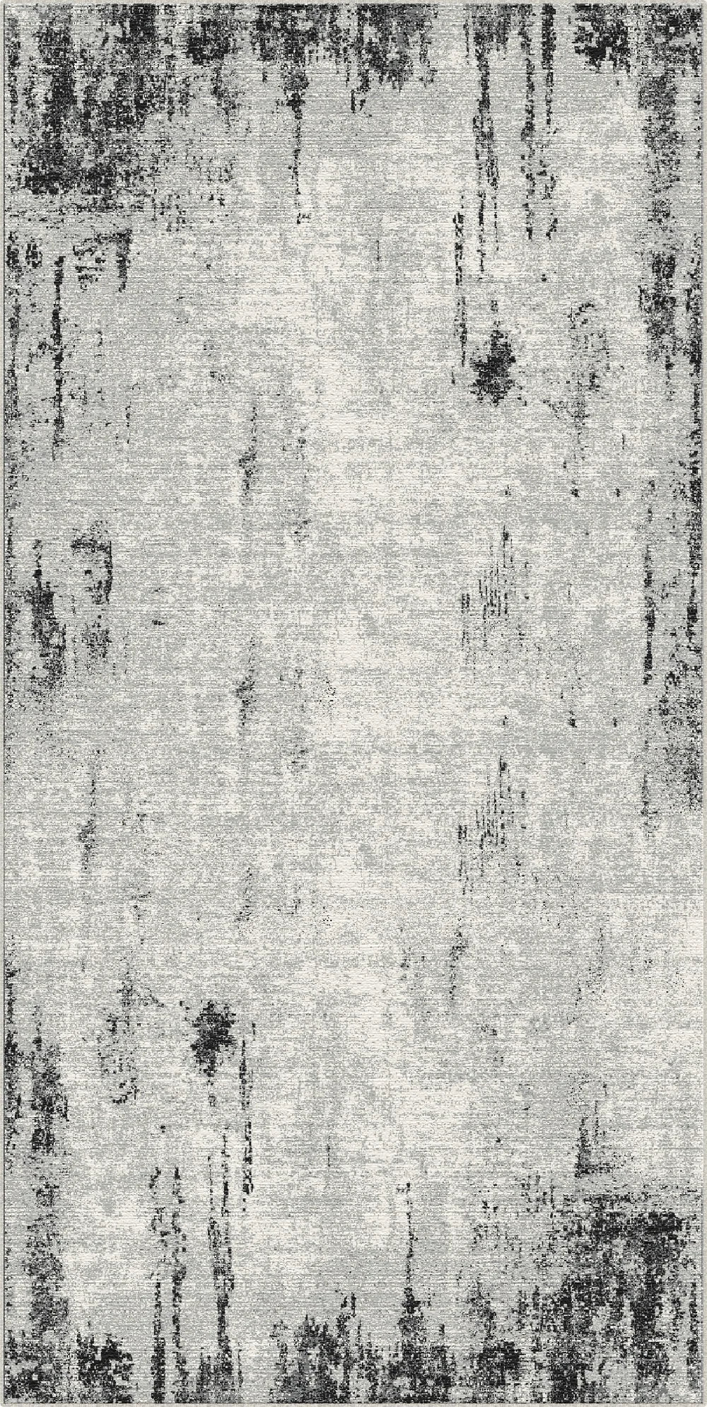 Tappeto Industriale Distressed Deriva Carbone