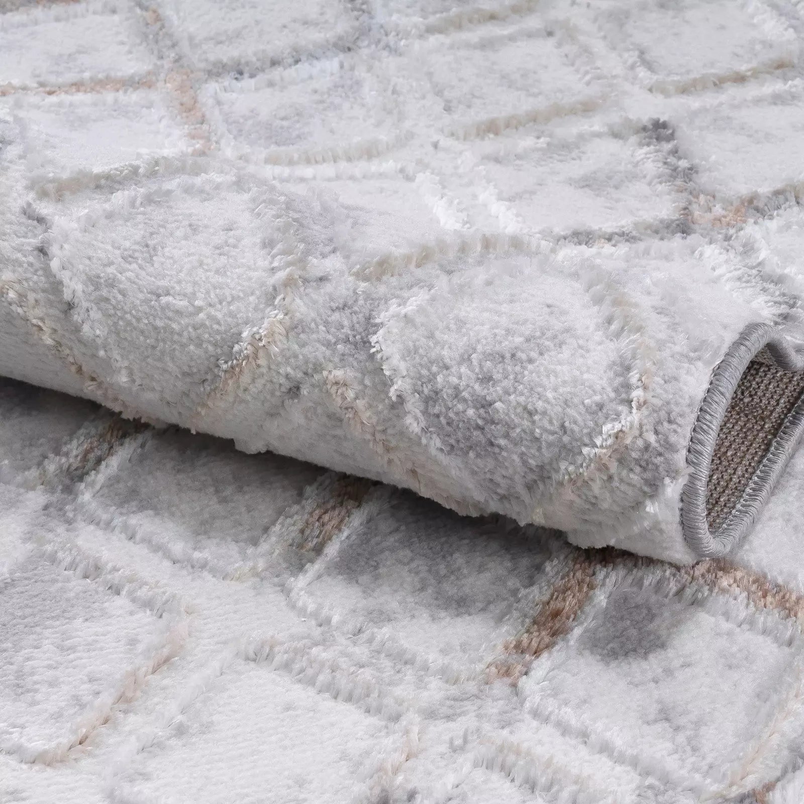 Metro Modern Woven Rug Beige - Bella Rugs