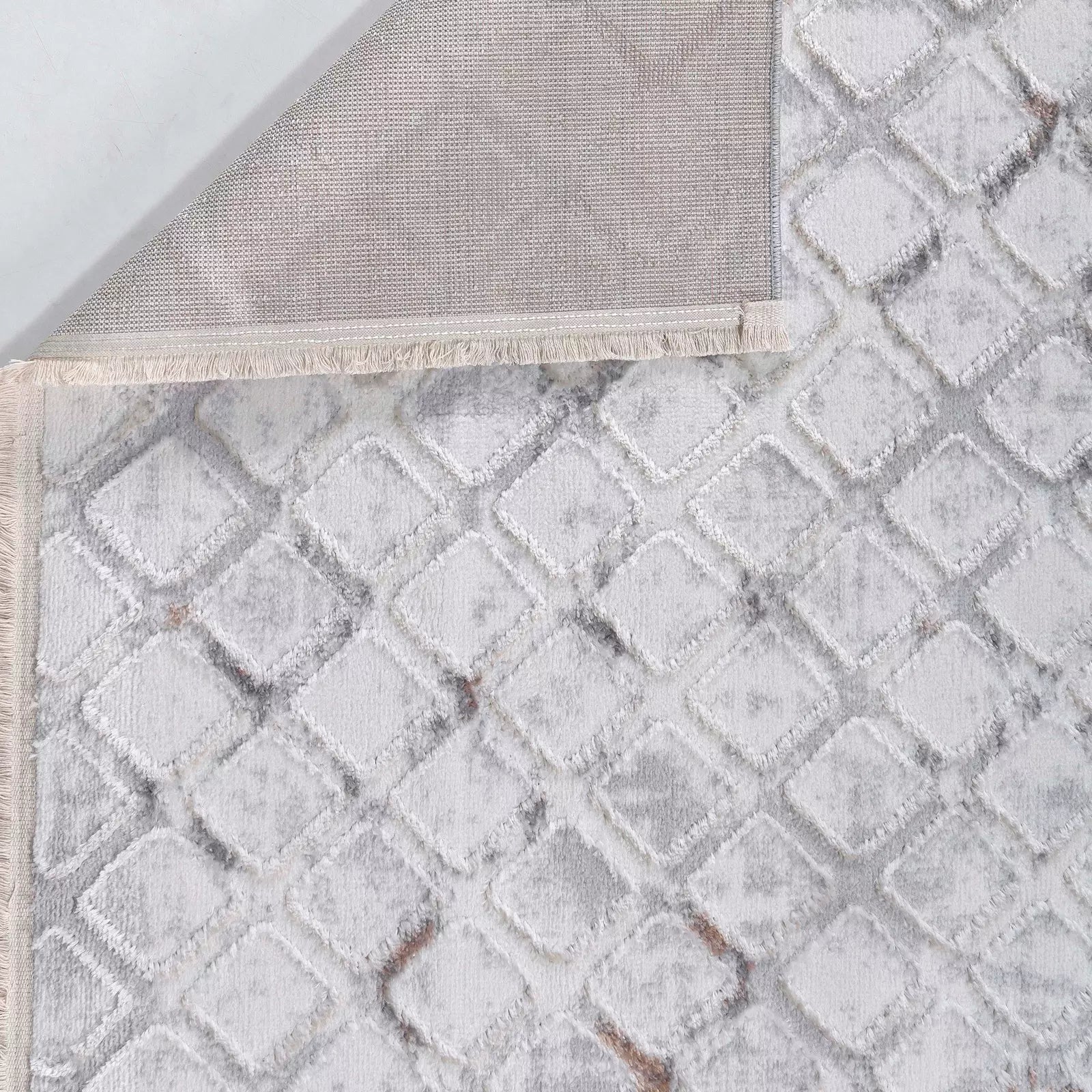 Metro Modern Woven Rug Beige - Bella Rugs