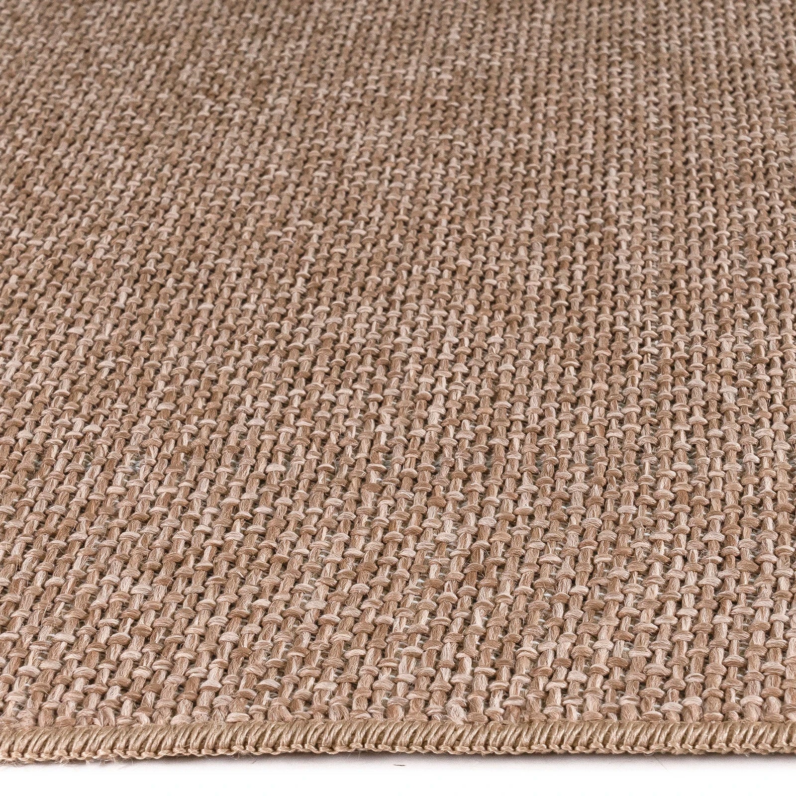 Taupe Minimal Sisal Jute Rug