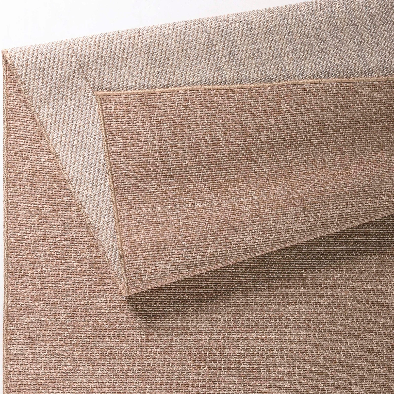 Taupe Minimal Sisal Jute Rug