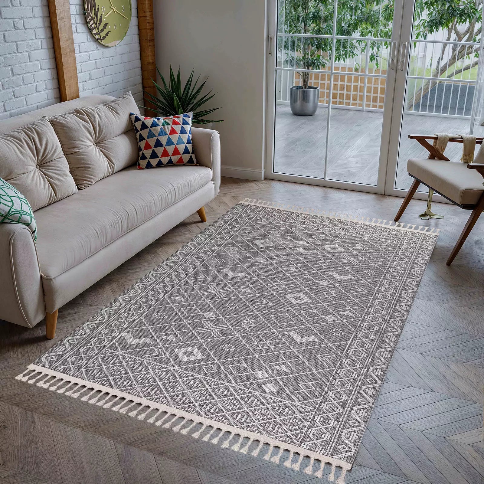 Mystic Loop Soft Carpet Gray - Bella Rugs