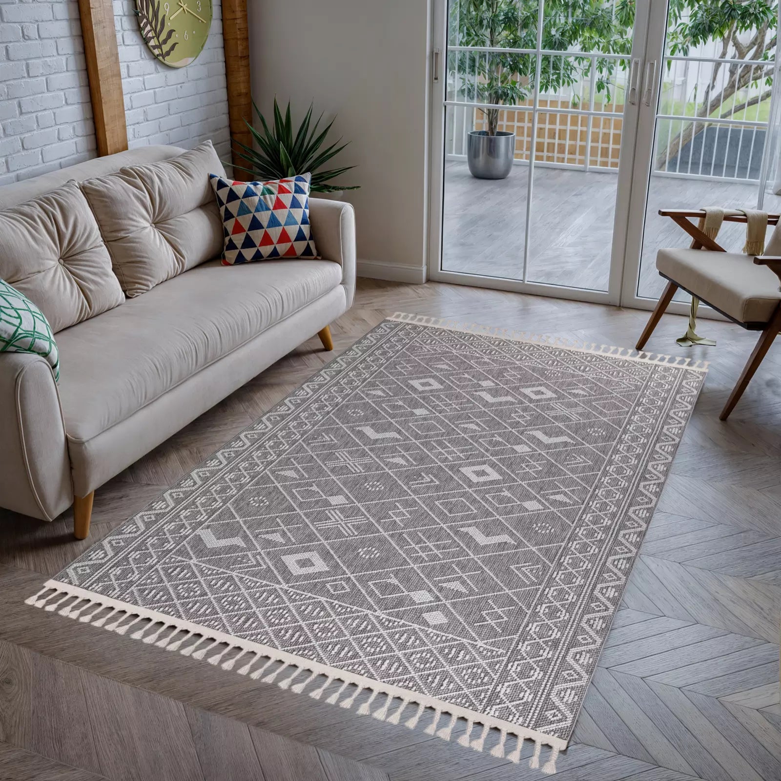 Mystic Loop Soft Carpet Gray - Bella Rugs