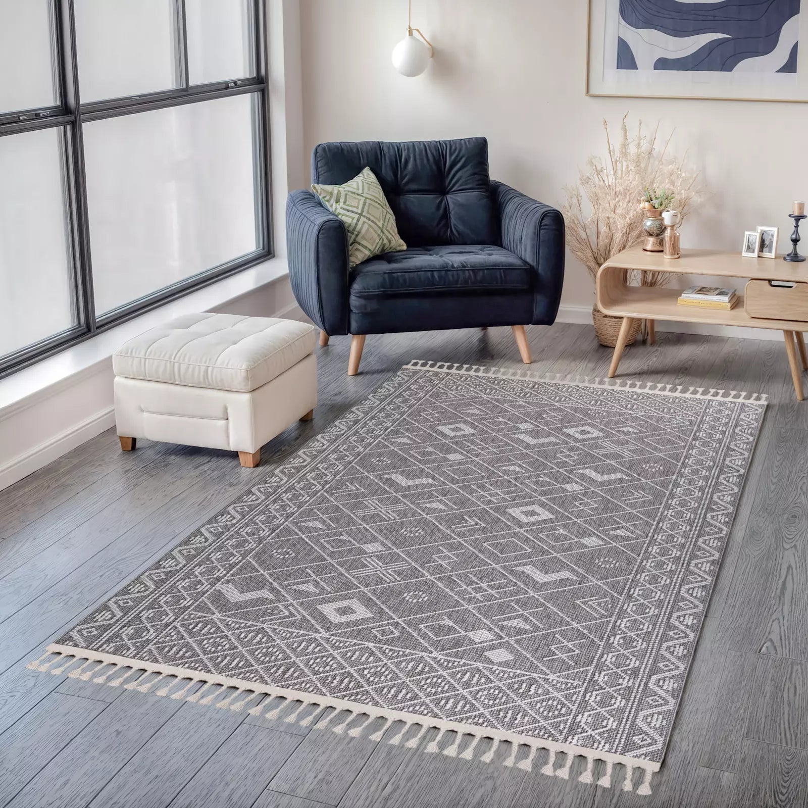 Mystic Loop Soft Carpet Gray - Bella Rugs
