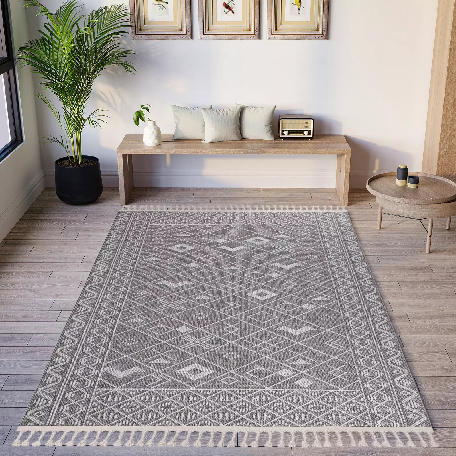 Mystic Loop Soft Carpet Gray - Bella Rugs