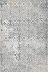 Gilded Ash Ancestral Lattice Rug Gray