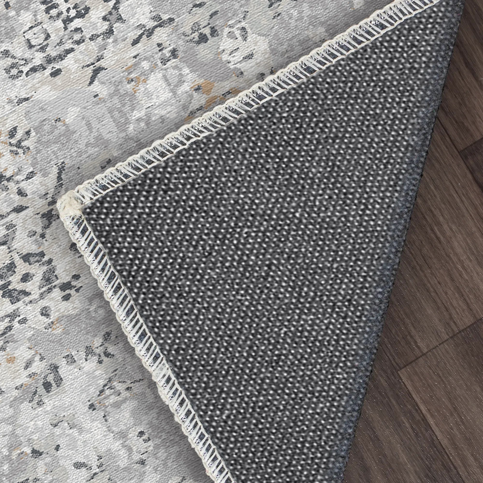 Gilded Ash Ancestral Lattice Rug