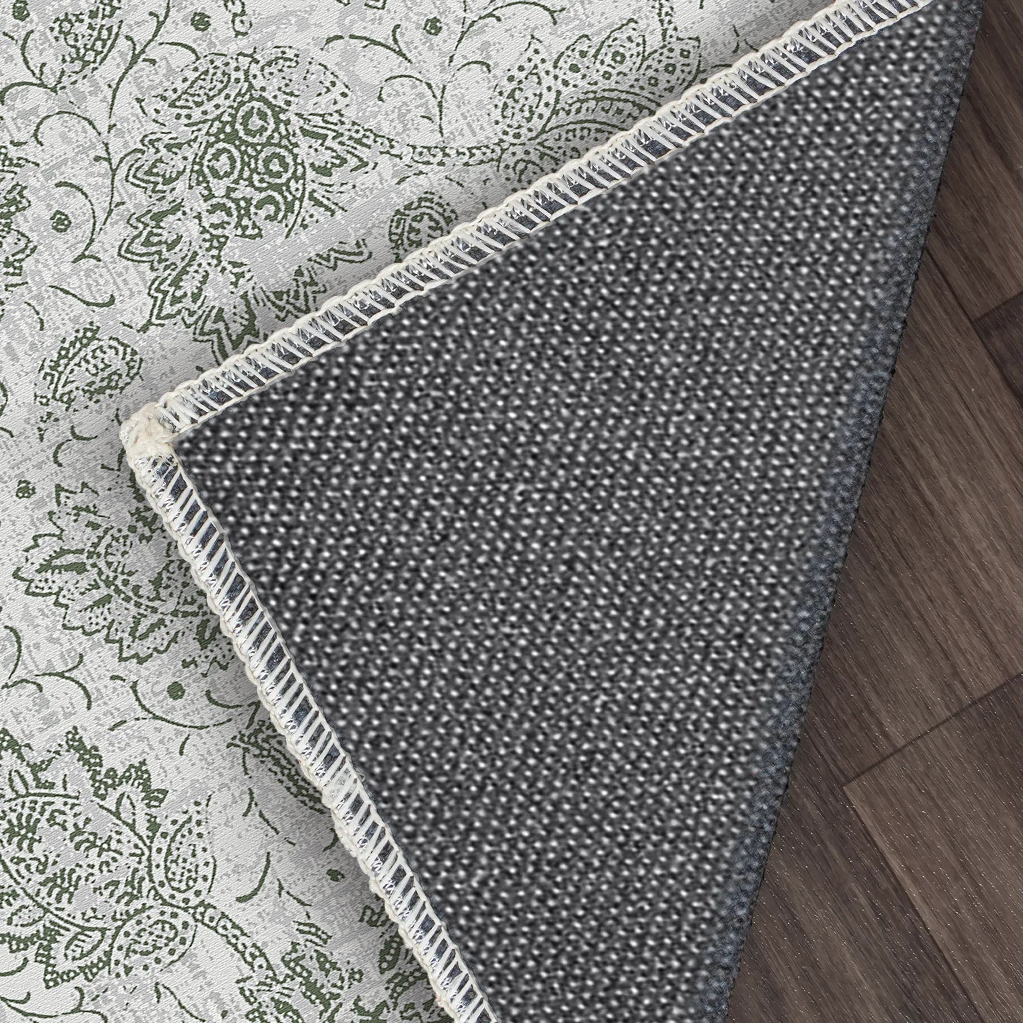 Cerulean Botanical Artisan Rug